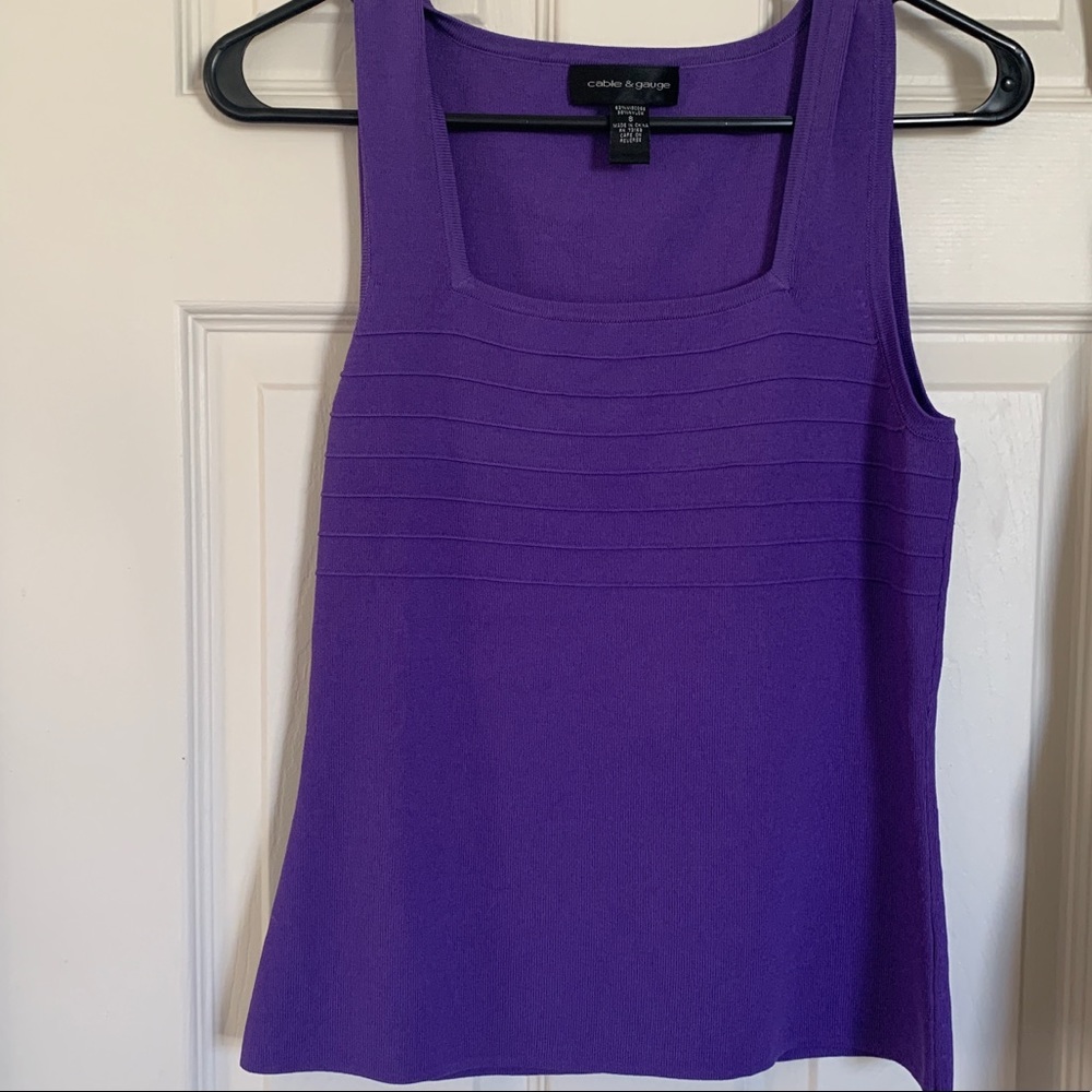 Purple dress top
